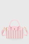 Zoozie Bags Bolsa de Hombro de Lona Rosa